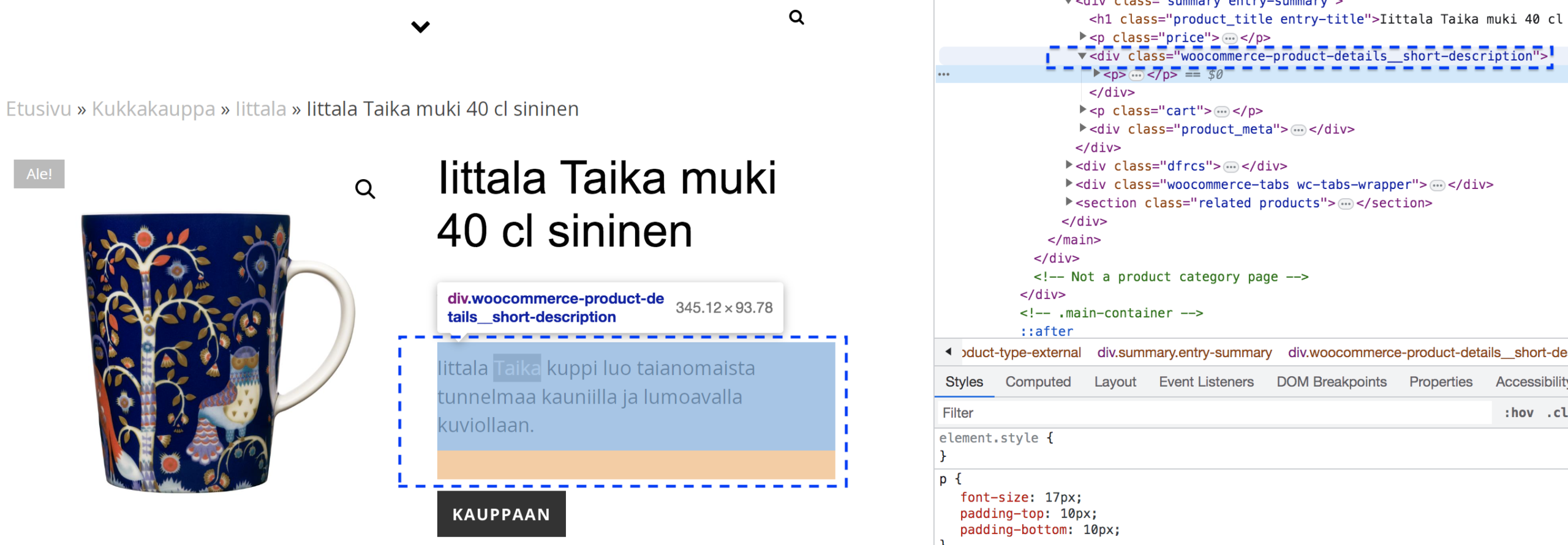 Find the right part to extract