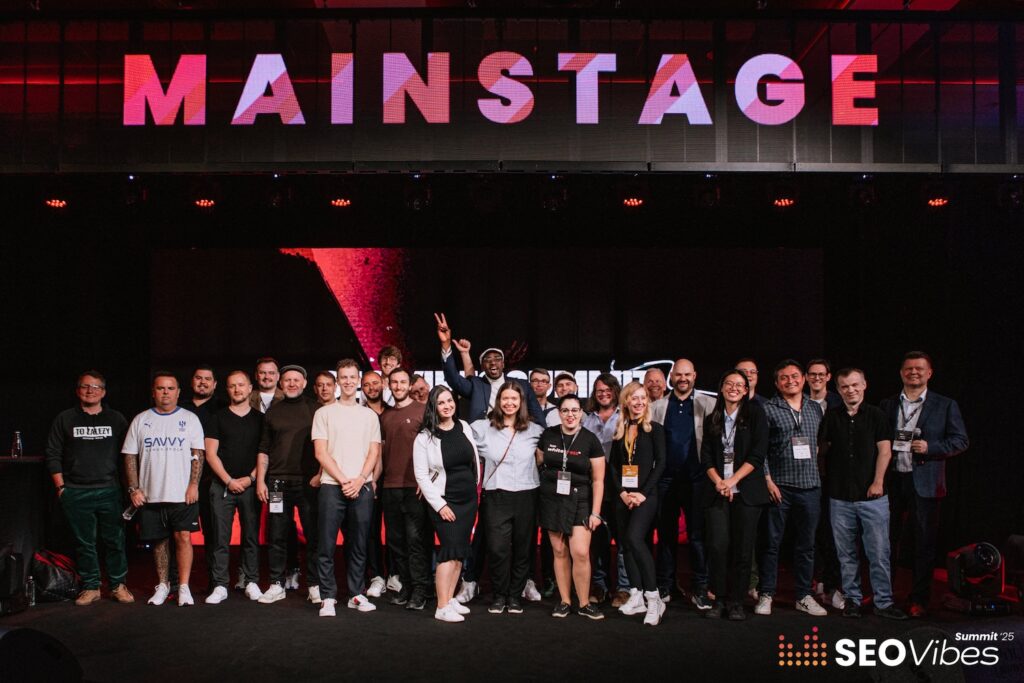 Katarina Dahlin SEO-expert speaking at SEO-Vibes Zakopane in 2025